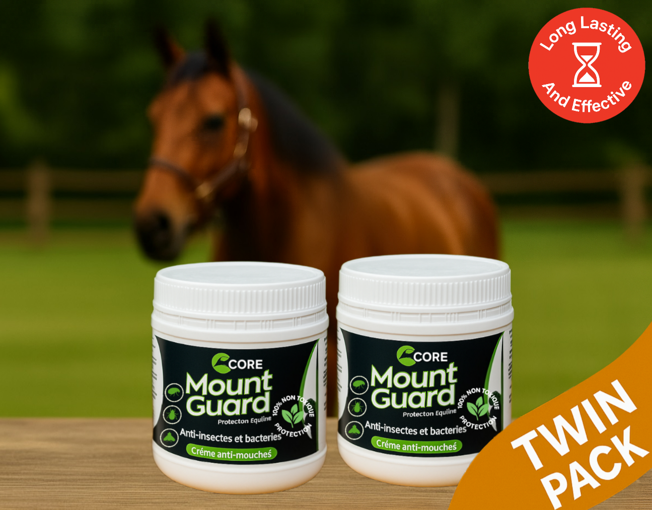 MountGuard Insect Repellent Cream - 500ml Twin Pack