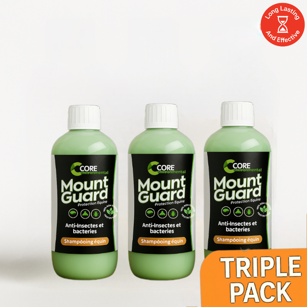 MountGuard Insect Repellent Shampoo (Mint Green)- 500ml Triple Pack